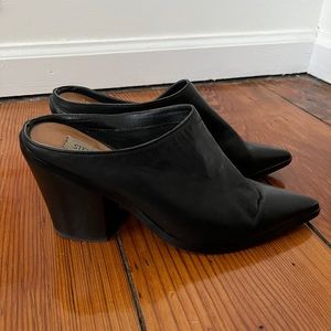 Steve Madden Leather Pointed Mules